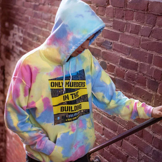 Only Murders in the Building Podcast Logo Tie Dye Hoodie